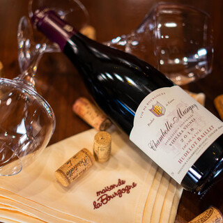 ソムリエが厳選するワインをこだわりの料理と