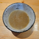 蕎房 猪口屋 - 蕎麦湯