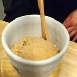 手打ちそば くるみの木 - そばの実キャラメルアイス(^-^)/旨しよぉ❗️