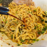 ラーメン二郎 - 赤酢投入～♪
