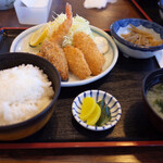 Sakakiya - ミックスフライ定食