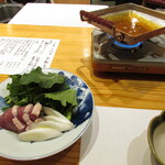 玄斎 - 岸和田の菜花と河内鴨の小鍋