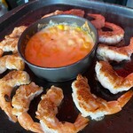 コルモク食堂 - エビロールサムギョプサル、焼けたー！