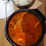 韓国食堂 マムデロ イオンモール苫小牧店 - スンドゥブ　825円