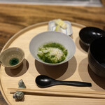 温石 - 浜名湖青海苔　汁かけ飯