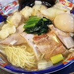 塩そば専門店 桑ばら - MIXワンタンそば