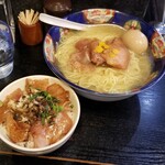 塩そば専門店 桑ばら - 寒鰤丼＆寒鰤そば