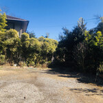 智月庵 - この樹々を右手からはいると