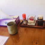 智月庵 - テーブルセット