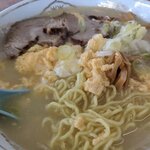 味乃やまびこ - 塩玉子とじラーメンアップ