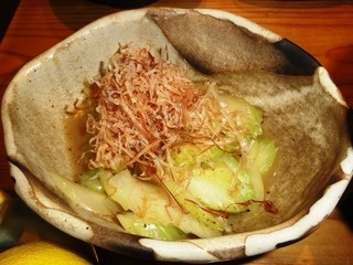 魚三郎　新松戸直売所 - 千葉県セロリの塩炒め299円