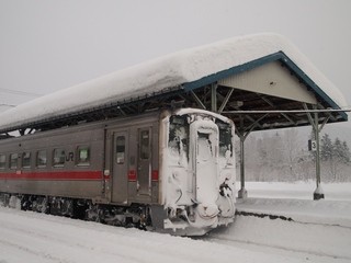 Tokiwaken - 音威子府駅に到着！！