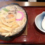 なごや - 鍋焼ききしめん　玉子