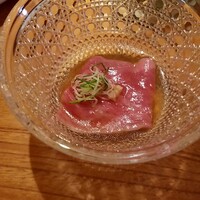 東京肉しゃぶ家 - 但馬玄イチボ 冷しゃぶ 煎り酒