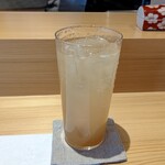 割烹 柚葉 - 柚子酒ソーダ割り