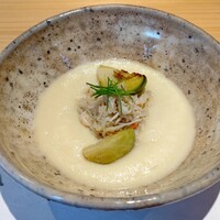 割烹 柚葉 - 筍のすり流し