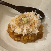 鮨まつもと - 雲丹ご飯とズワイ蟹