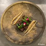 カーサ・デル・チーボ - 猪のレバーの炙り