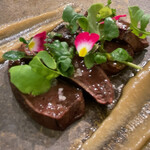 カーサ・デル・チーボ - 猪のレバーの炙り