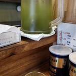 らーめん め組 - 冷たい緑茶♪