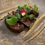 カーサ・デル・チーボ - 猪のレバーの炙り