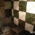 町屋やきにく密陽家 - 2013.1.20(日)17時 1名予約 塩ホルモン盛り合わせ714円は、ニンニク醤油をお願いして＼(^o^)／