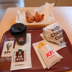 ケンタッキーフライドチキン - 2022年2月　ランチセットCとオリジナルチキン