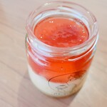 プリンに恋して - いちごなめらかプリン