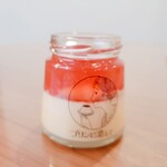 プリンに恋して - いちごなめらかプリン