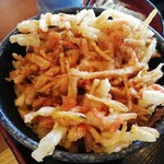 久兵衛屋 -  ざるそばランチのミニかき揚げ丼