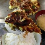 きゃべつ畑 - お好み焼き定食730円