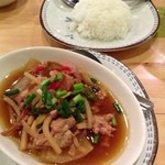 チャオ チェンマイ - ガイパッキンセット９００円也（2013/1）