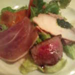 Bistro Bisque - 2013.1月再訪。前菜、スパゲッティ、ステーキのコース