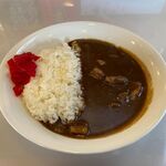 コクドウカレー - 牛煮込みカレー（定番、ライス少め、650円）