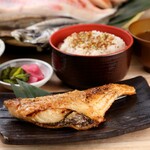 Dried fish set meal of bansuke redfish