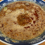 大古洞 - 激辛みそつけ麺(850円) の つけ汁