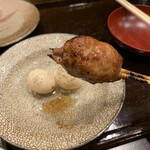 鳥田中 - つくねとうずらの玉子