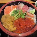 Sushi Ichimon - ・「北海丼 限定10食(\980)」のアップ。
