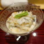 銀座 しのはら - 河豚白子和え