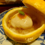 銀座 しのはら - 柚子の釜で