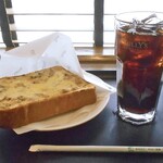 タリーズコーヒー - 料理写真:厚切りトースト ツナチーズメルト セット
