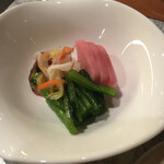 鳴子ホテル - お漬物、なぜか食べたくなるっ。