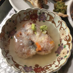 鳴子ホテル - 真鯛の蒸し物。餡かけ。