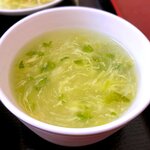 三和園 - 週替りランチ スープ　2022.2.24