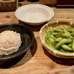 とりのほまれ - ●ポテトサラダ　●お通し