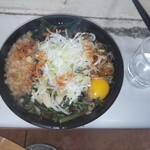 駅そば そば・うどん八起家 - 今回のネギ増しはパワフルでした