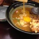 花しょうぶ - 気味とろちく天釜玉カレーきしめん