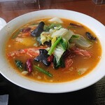 中国四川料理 天府仙臺 - 水煮蝦煨麺(2022.02)