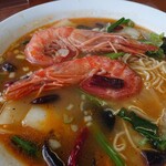 中国四川料理 天府仙臺 - 水煮蝦煨麺(2022.02)