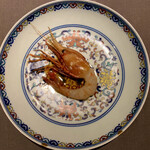 茶禅華 - 酒酔大蝦：海老の紹興酒漬け